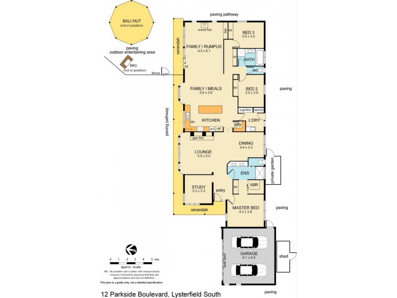 12 Parkside Boulevard, Lysterfield South VIC 3156 Floorplan