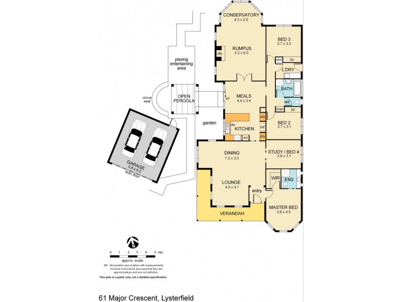 61 Major Crescent, Lysterfield VIC 3156 Floorplan