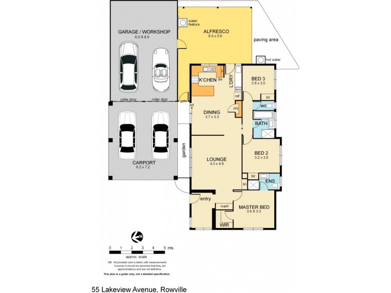 55 Lakeview Avenue, Rowville VIC 3178 Floorplan