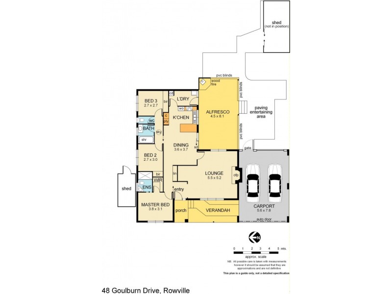 48 Goulburn Drive, Rowville VIC 3178 Floorplan