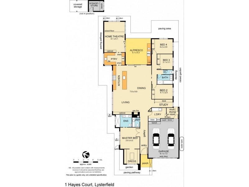 1 Hayes Court, Lysterfield VIC 3156 Floorplan