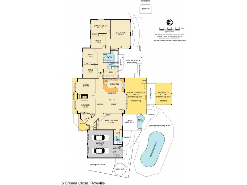 5 Crimea Close, Rowville VIC 3178 Floorplan