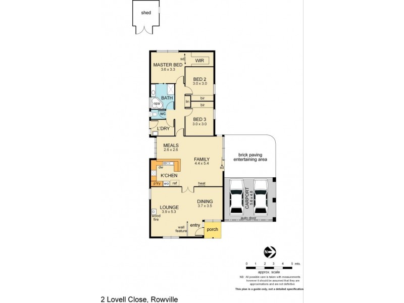 2 Lovell Close, Rowville VIC 3178 Floorplan