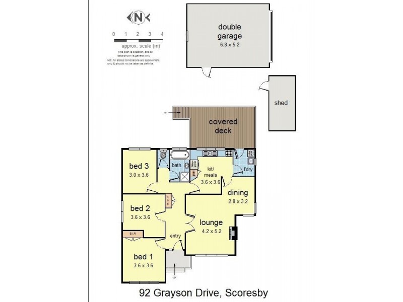 92 Grayson Drive, Scoresby VIC 3179 Floorplan