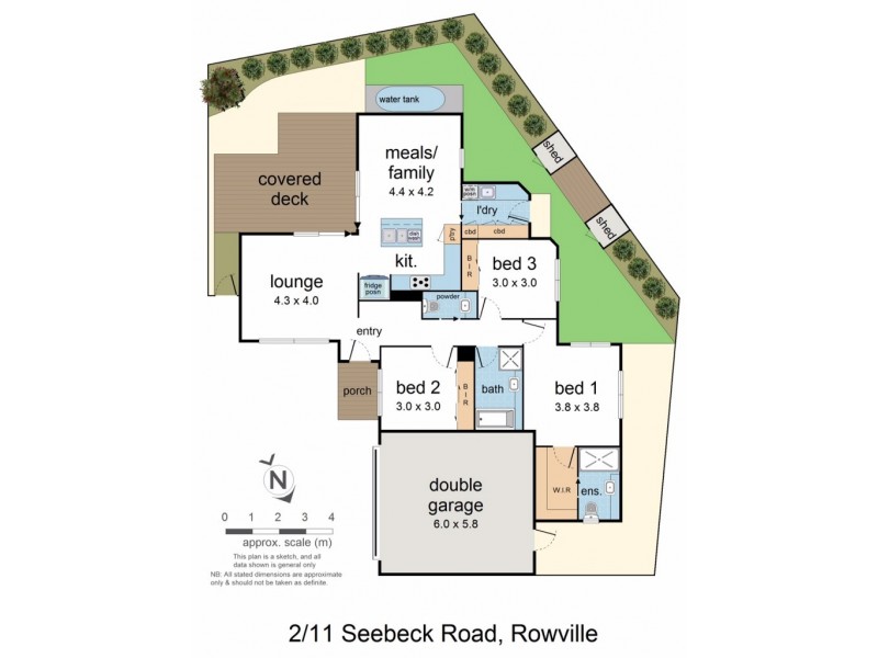 2/11 Seebeck Road, Rowville VIC 3178 Floorplan