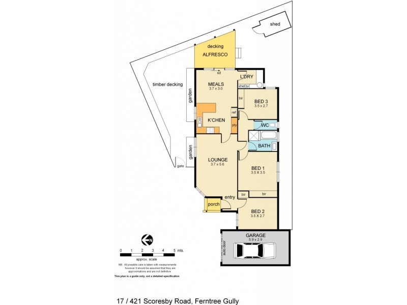 17/421 Scoresby Road, Ferntree Gully VIC 3156 Floorplan
