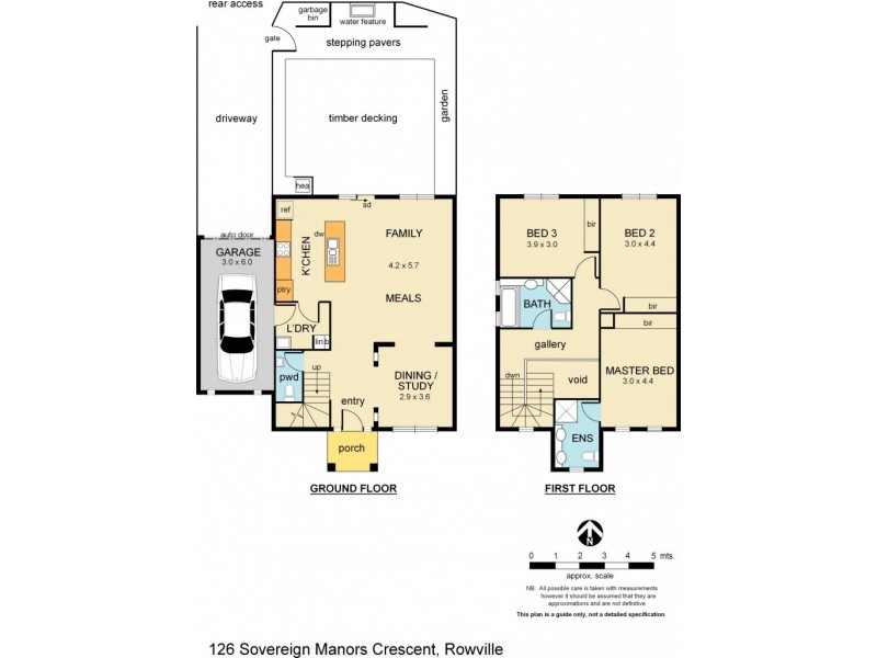 126 Sovereign Manors Crescent, Rowville VIC 3178 Floorplan