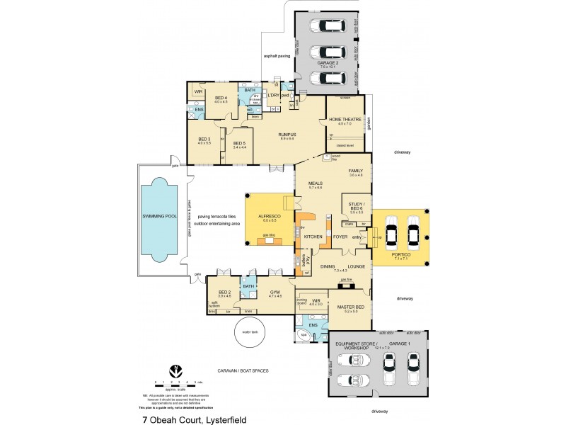 7 Obeah Court, Lysterfield VIC 3156 Floorplan