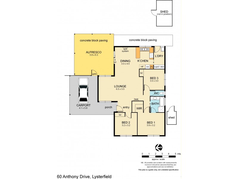60 Anthony Drive, Lysterfield VIC 3156 Floorplan