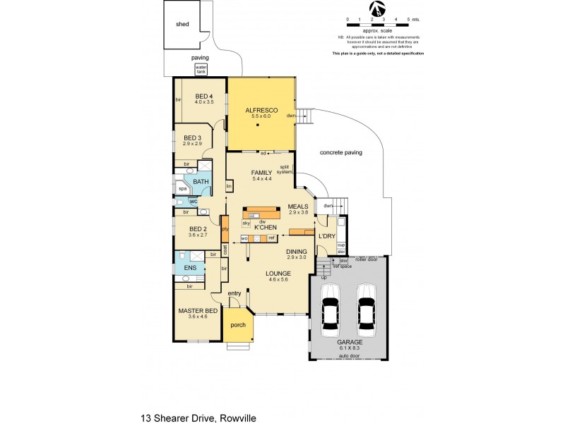 13 Shearer Drive, Rowville VIC 3178 Floorplan