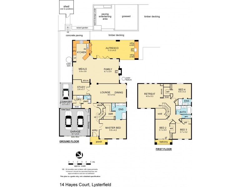14 Hayes Court, Lysterfield VIC 3156 Floorplan