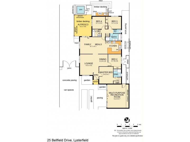 25 Bellfield Drive, Lysterfield VIC 3156 Floorplan