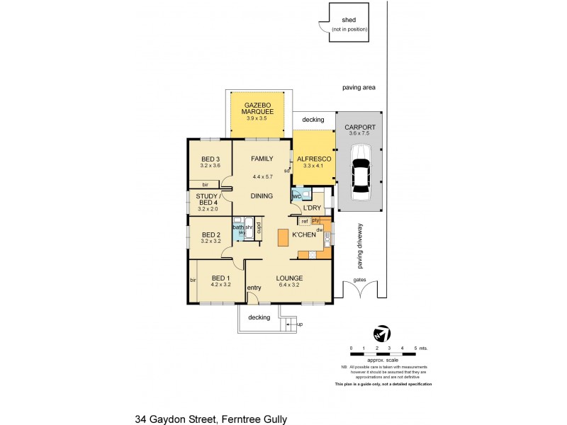 34 Gaydon Street, Ferntree Gully VIC 3156 Floorplan