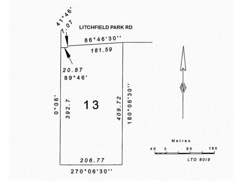 Lot 13, 565 Litchfield Park Road, Batchelor NT 0845