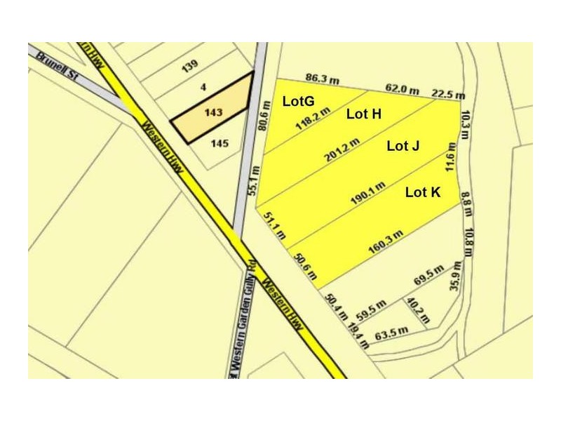 Lot G, H, J,K, 133 Stephenson Street, Great Western VIC 3377
