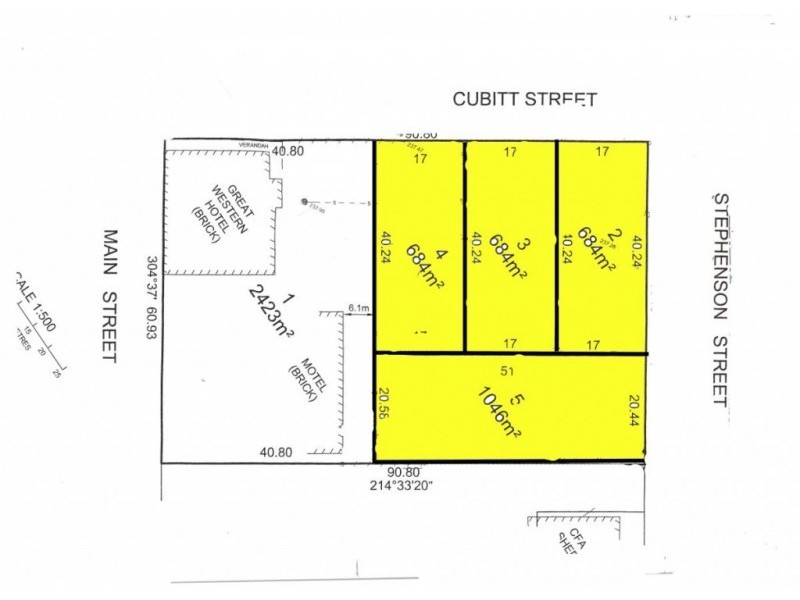 Lots 2 – 5 Cnr Cubbitt & Stephenson Street, Great Western VIC 3377