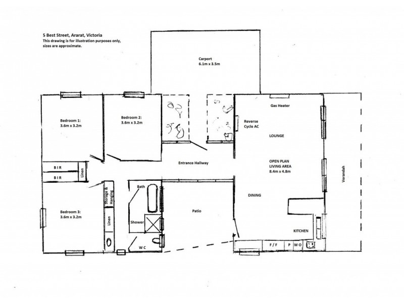 5 Best Street, Ararat VIC 3377 Floorplan
