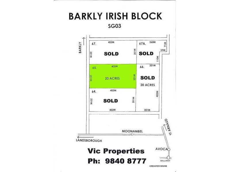 65 Section D, Barkly VIC 3381