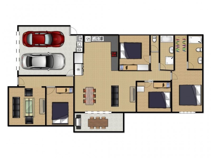 6 Jessie Street, Springfield Lakes QLD 4300 Floorplan
