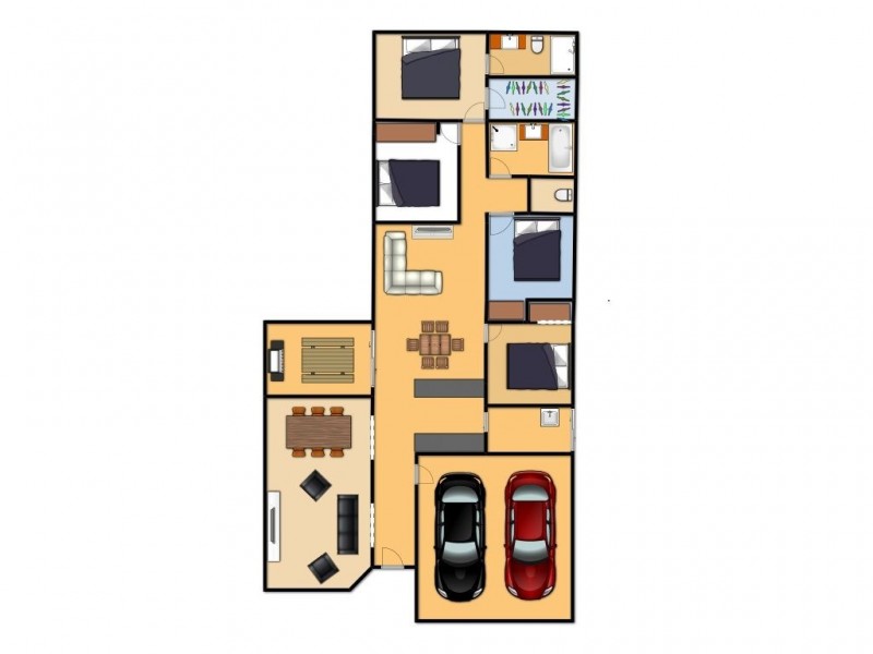 48 Knight Street, Redbank Plains QLD 4301 Floorplan