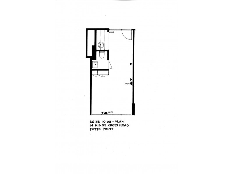 10.08/2-14 Kings Cross Road, Potts Point NSW 2011 Floorplan