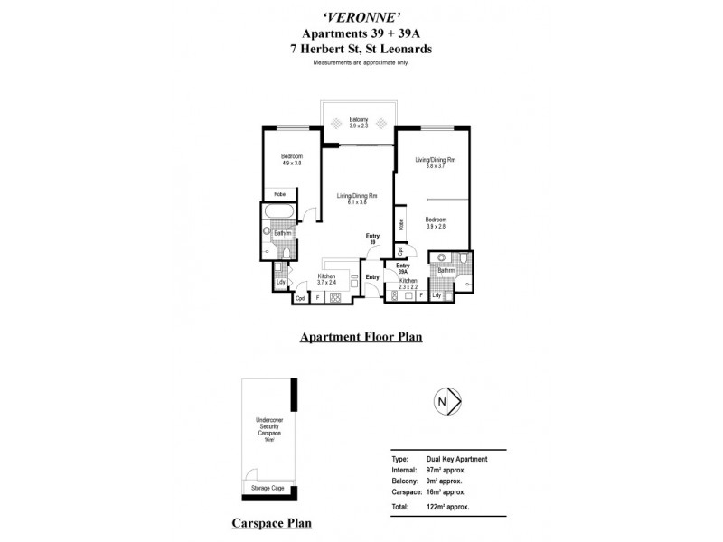 39 + 39A/7 Herbert Street, St Leonards NSW 2065 Floorplan