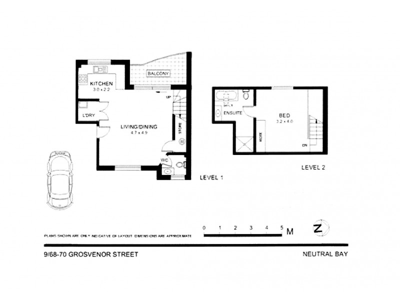 9/68-70 Grosvenor Street, Neutral Bay NSW 2089 Floorplan