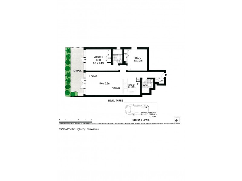 25/236 Pacific Highway, Crows Nest NSW 2065 Floorplan