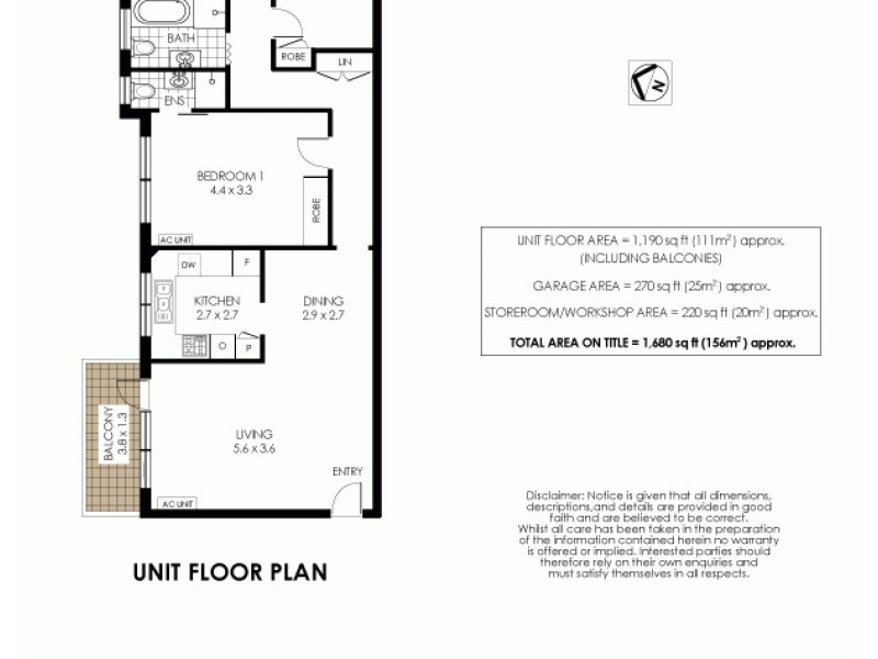 7/42 Morton Street, Wollstonecraft NSW 2065 Floorplan