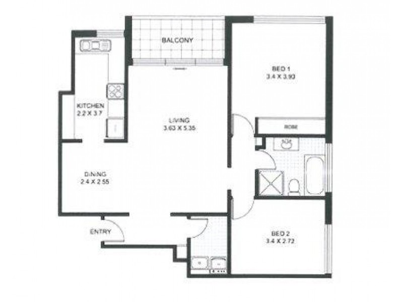 12/10 Carr Street, Waverton NSW 2060