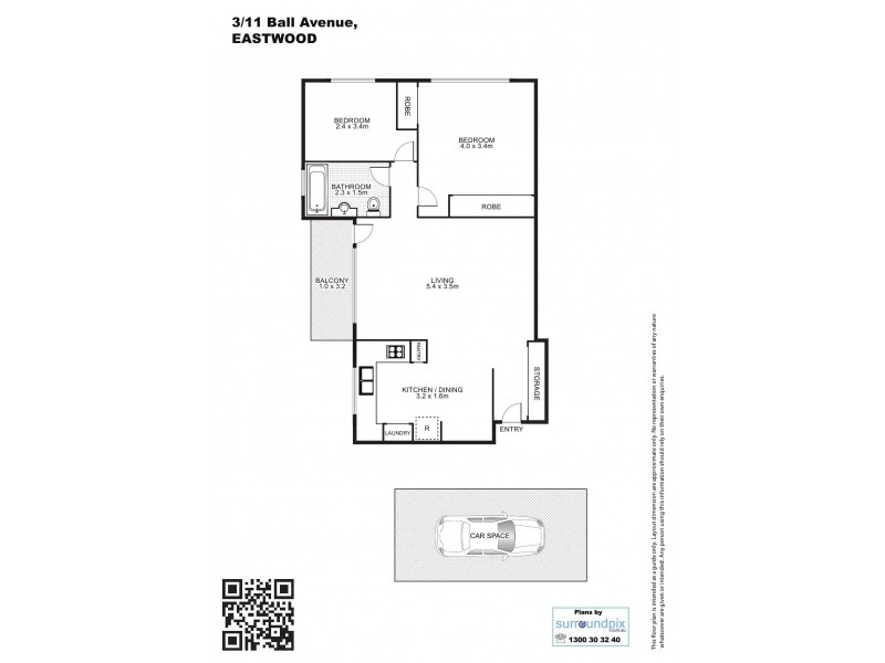 3/11 Ball Ave, Eastwood NSW 2122 Floorplan