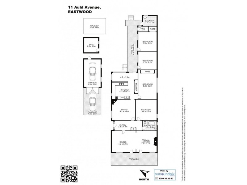 11 Auld Avenue, Eastwood NSW 2122 Floorplan