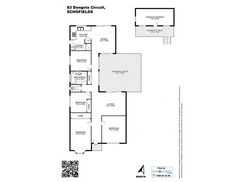 83 Dongola Circuit, Schofields NSW 2762 Floorplan