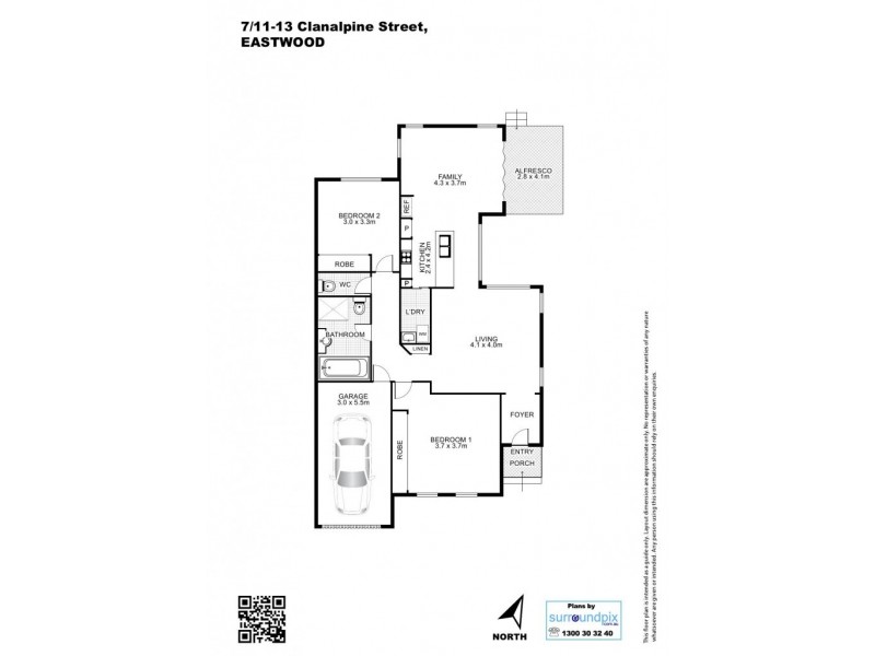 7/11-13 Clanalpine Street, Eastwood NSW 2122 Floorplan