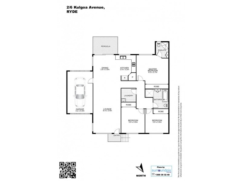 2/6 Kulgoa Avenue, Ryde NSW 2112 Floorplan