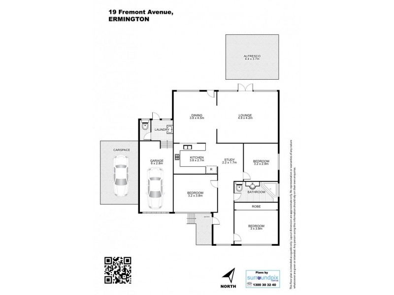 19 Fremont Ave, Ermington NSW 2115 Floorplan