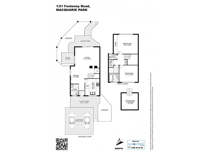 1/21 Fontenoy Road, Macquarie Park NSW 2113 Floorplan