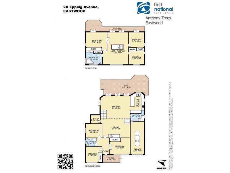 2A Epping Avenue, Eastwood NSW 2122 Floorplan