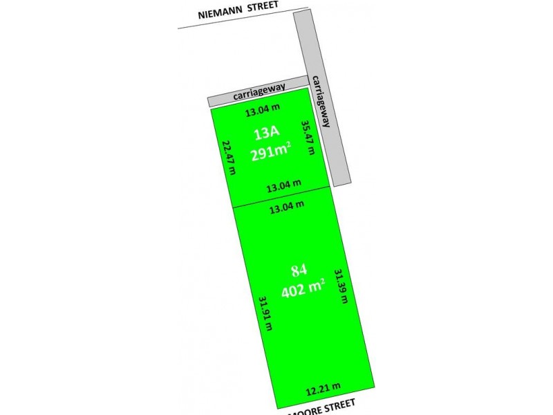 84 & 13A Moore Street & Niemann Street, Bendigo VIC 3550
