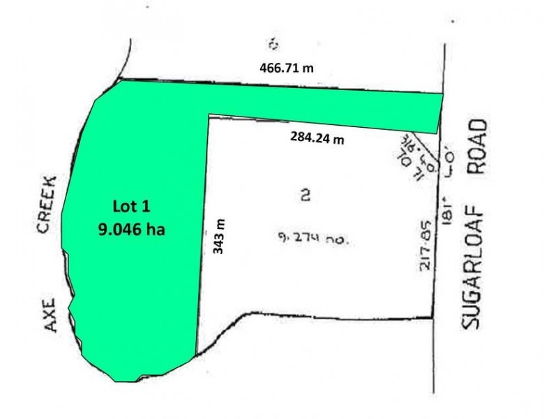 Lot 1, 131 Sugarloaf Road, Axedale VIC 3551
