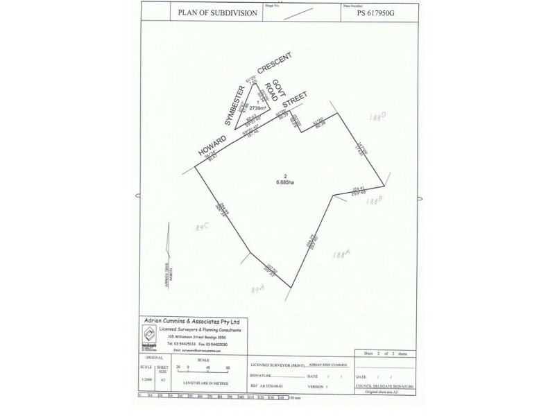 Lot 1,  Symbester & Howard Street, Eaglehawk VIC 3556