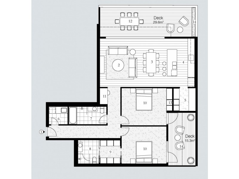 2/111 Mitchell Street, Bendigo VIC 3550 Floorplan