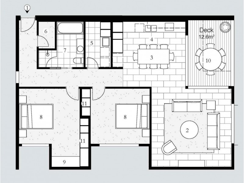 7/111 Mitchell Street, Bendigo VIC 3550 Floorplan