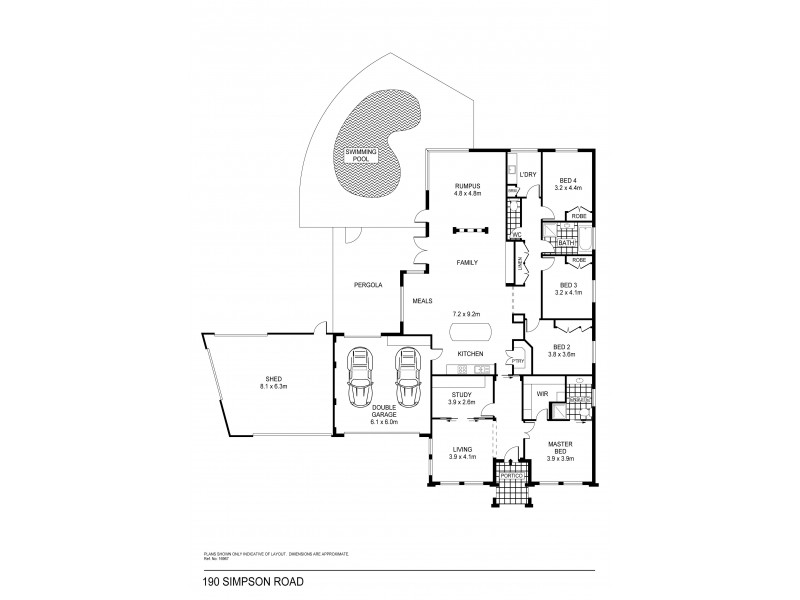 190 Simpsons Road, Eaglehawk VIC 3556 Floorplan