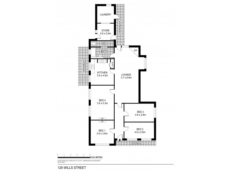 128 Wills Street, Bendigo VIC 3550 Floorplan