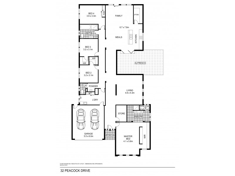 32 Peacock Drive, Epsom VIC 3551 Floorplan