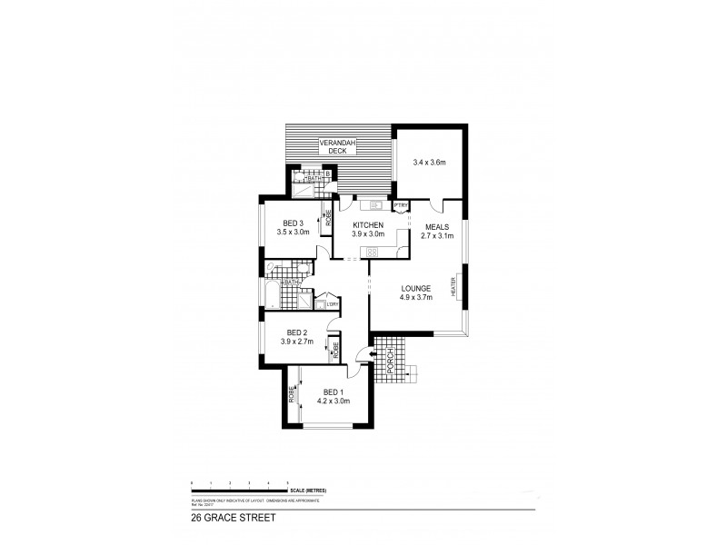 26 Grace Street, White Hills VIC 3550 Floorplan