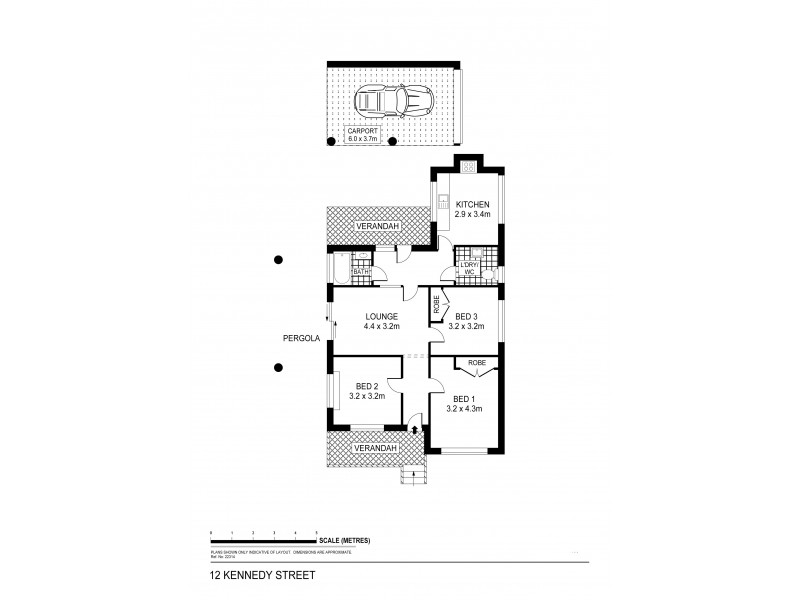 12 Kennedy Street, Bendigo VIC 3550 Floorplan