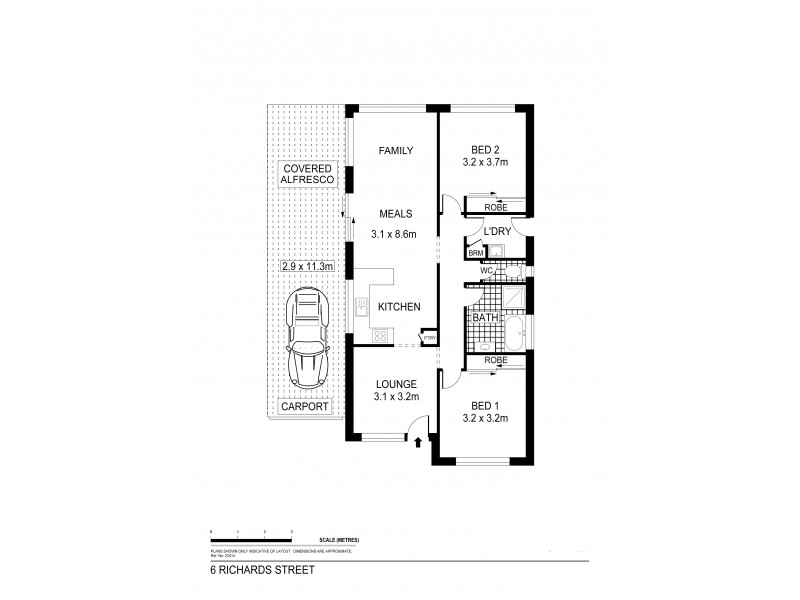 6 Richards Street, Eaglehawk VIC 3556 Floorplan