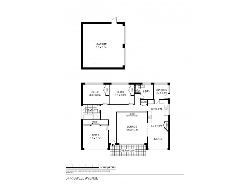 3 Friswell Avenue, Flora Hill VIC 3550 Floorplan